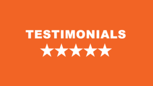 testimonial image with star rating