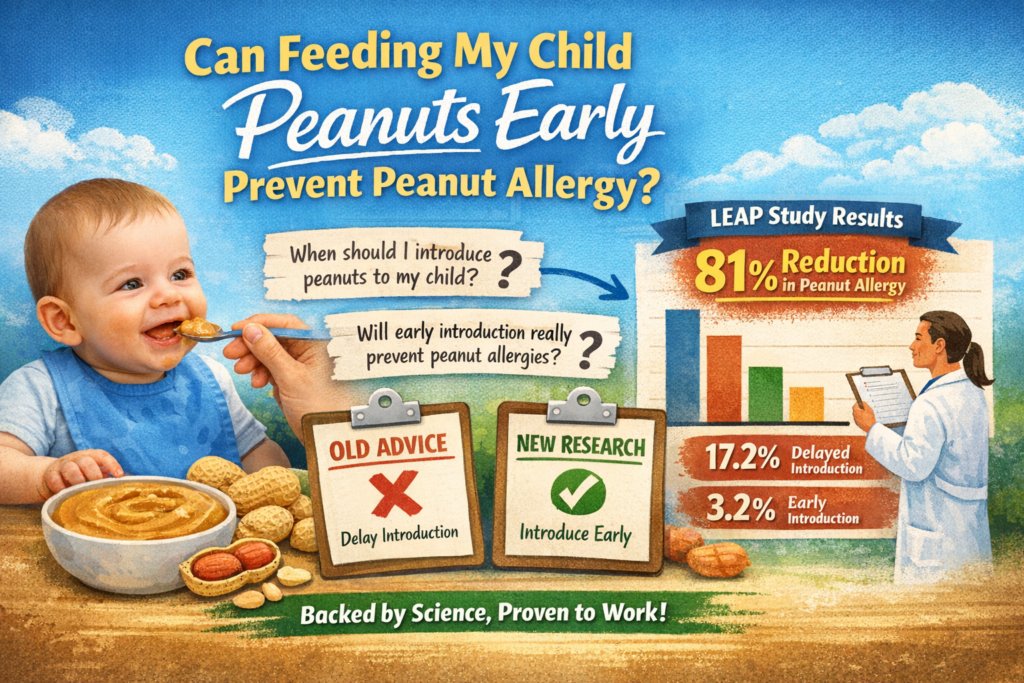Peanut allergy prevention through early introduction